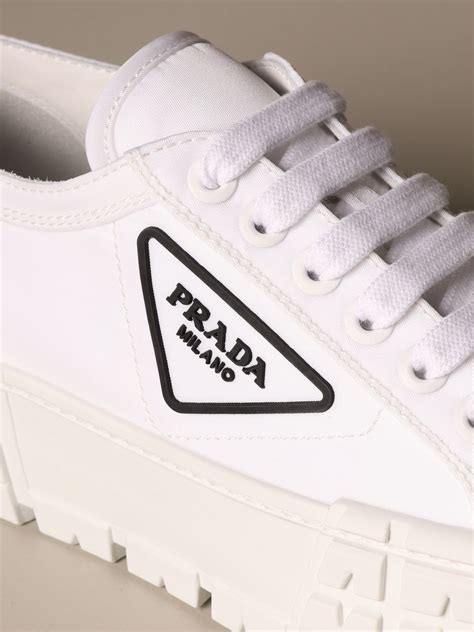 prada rubber sneaker|prada sneakers women.